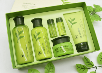 cac buoc su dung innisfree green tea