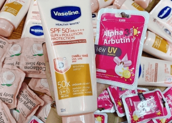 alpha arbutin ket hop voi vaseline